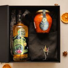 Slika LIKER 0.5 L SA ŠLJOKICAMA, PREGAČA I AJVAR